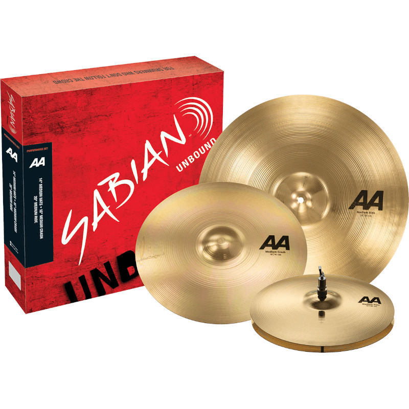 Pack cymbales Sabian  série AA