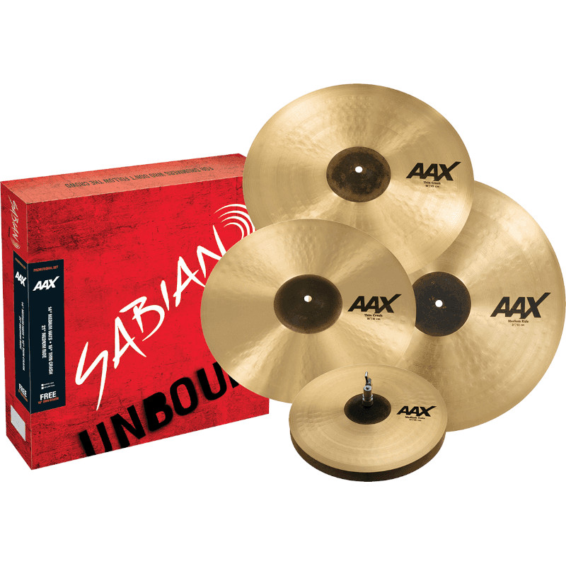 Pack cymbales Sabian  série AAX